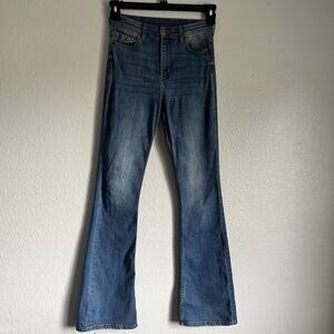 Denim & Denim Women’s 4 Flare High-rise Jeans Distressed Stretch Y2K 90’s